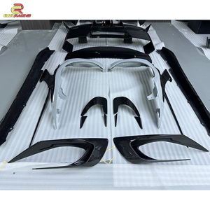 BatFury <span class=keywords><strong>Aero</strong></span> Style Kits de carrosserie en fibre de carbone sèche pour Ferrari 296 GTB Facelift Hood Side Skirt Diffuser Fender Spoiler Car Parts - Product Image 5