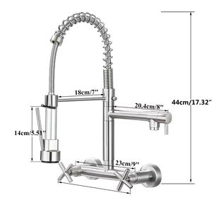 Grifo <span class=keywords><strong>de</strong></span> <span class=keywords><strong>cocina</strong></span> extraíble <span class=keywords><strong>de</strong></span> alta calidad grueso <span class=keywords><strong>de</strong></span> latón HLK grifo <span class=keywords><strong>de</strong></span> fregadero <span class=keywords><strong>de</strong></span> agua fría y caliente grifo <span class=keywords><strong>de</strong></span> <span class=keywords><strong>cocina</strong></span> estirable al por mayor para el hogar - Product Image 5