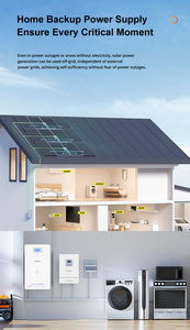 Montado en la pared 100Ah 200Ah 230Ah 300Ah 314Ah LiFePO4 25,6 V 51,2 V Batería de almacenamiento <span class=keywords><strong>solar</strong></span> de litio BMS incorporado - Product Image 4