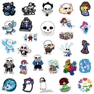 50 Pezzi Adesivi Graffiti del Gioco <span class=keywords><strong>Undertale</strong></span> per Ragazzi, Decorazione Casa, Bottiglie, Valigie, Laptop, Telefoni, Adesivi Fai-da-Te Sans - Product Image 5