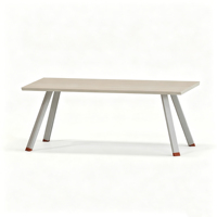 Table de conférence de style simple pour réunions commerciales, mobilier de bureau moderne