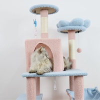 Nouvelle structure d'escalade murale pour chat, grande taille, gain de place, à usage domestique, plateforme de saut, disponible en trois couleurs