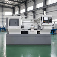 Tour CNC horizontal à lit plat CK6140, portée de coupe 400 mm, 2 axes, pour le travail des pièces métalliques