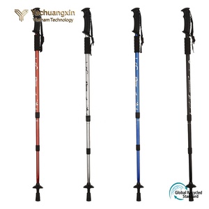 Bâton de trekking en alliage d'aluminium, bâton de trekking en trois sections, bâton de randonnée, canne - Product Image 3