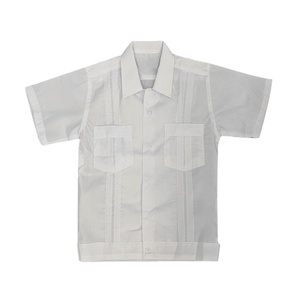 Chemise à manches courtes pour enfants, uniforme scolaire, vente en gros d'usine, bleu clair, boutonnée, décontractée, chemisier d'étudiant pour le port quotidien à l'école - Product Image 6