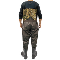 Gants personnalisés MAX 7 camouflage marron 100% polyester respirant avec poches chauffe-mains imperméables coupe-vent fermeture éclair néoprène