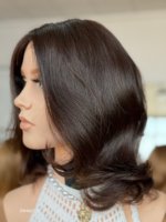 Perruques en cheveux humains médicales à base de soie, entièrement en dentelle européenne, aspect naturel, qualité supérieure, pour remplacement capillaire destiné aux cliniques (Fournisseur)