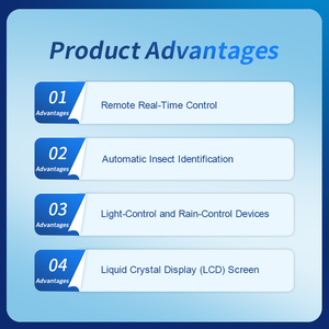 OEM intelligente insetto sistema di monitoraggio dei parassiti con allarme in tempo reale e telecomando per le aziende agricole frutteti serre - Product Image 5