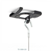 Luminaire de plafond OEM Fixations suspendues noires Pince de plafond à barre en T avec crochet