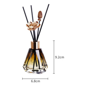 Luxury Unique Design Home Fragrance <b>Reed</b> <b>Diffuser</b> Gift Box Glass 100ml Paraben Free - Product Image 2