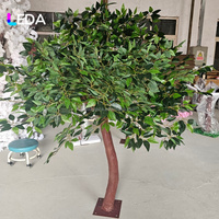 Árboles Artificiales de Fibra de Vidrio LEDA Olive, Personalizados, Duraderos, Impermeables, Centros de Mesa para Bodas, Decoración de Pasillos, Halloween