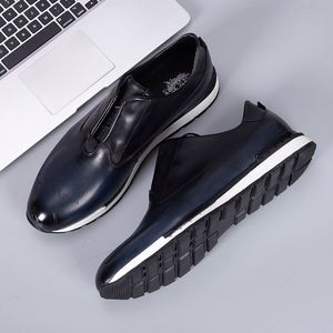 Chaussures pour hommes en cuir véritable, légères, confortables, décontractées, de luxe, pour l'automne, mariage, bureau, sport, mode - Product Image 3
