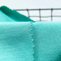 Rouleau de tissu jersey simple 230Gsm 100% coton Pima Tshirt Cloth Grossier Tricoté Acétate Poids lourd pour jouets Vêtements pour garçons