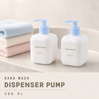 Pompe à sérum cosmétique en plastique avec fonction anti-fuite, interrupteur de rotation gauche-droite, matériau PP, fermeture à vis pour flacons de lait corporel