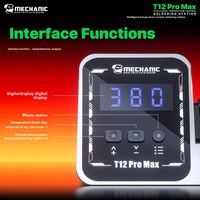 Station de soudage MECHANIC T12 Pro Max pour caméra, contrôle intelligent de la température, poignée à noyau chauffant K Tip, mise en veille automatique, soudage