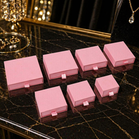 Boîte cadeau en papier rigide de haute qualité, style tiroir, taille personnalisable pour l'emballage de colliers, bracelets et bijoux, vente en gros