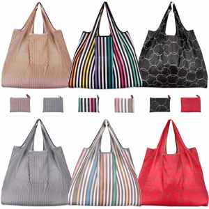 Sac fourre-tout pliable et extensible en polyester écologique Paxdun pour les courses, réutilisable et vendu en gros - Product Image 3