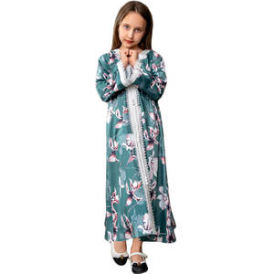 Hijab musulman Robe Filles Enfants Prière Abaya Khimar <span class=keywords><strong>Djellaba</strong></span> Enfants Dubaï Arabie Saoudite Islam Vêtements Kaftan Robe - Product Image 6