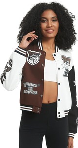 Primavera 2024, recién llegados, abrigo de béisbol, chaqueta universitaria estampada a la moda para mujer, chaqueta Bomber Trendsetter Street con bolsillo para mujer - Product Image 2