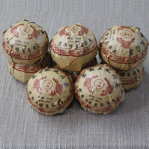 Té Pu-erh Añejo y Madurado Tuo Cha 2019, 100g, Premium, Lincang Golden Bud, Suave, Fermentado, Té Oscuro, Tradicional Chino Shu Puer - Product Image 1