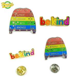 Venta al por mayor Gay Pride Rainbow Pin de solapa personalizado <span class=keywords><strong>LGBT</strong></span> Rainbow Heart Shaped Pride esmalte Metal Pin para ropa e insignia - Product Image 6