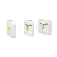 Barrière tournante à basse sonorité en acier inoxydable avec contrôle d'accès par empreinte digitale pour l'accès quotidien des écoliers