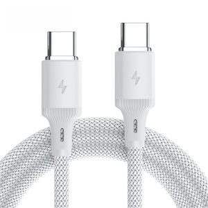 USB-C ถักเป็นที่<span class=keywords><strong>ชาร์จ</strong></span> USB-C สำหรับ iPhone Samsung 60W <span class=keywords><strong>สาย</strong></span> <span class=keywords><strong>supercharge</strong></span> Type-C ไปยัง Type-C สำหรับ<span class=keywords><strong>สาย</strong></span>ถ่ายโอนข้อมูล iPhone - Product Image 4