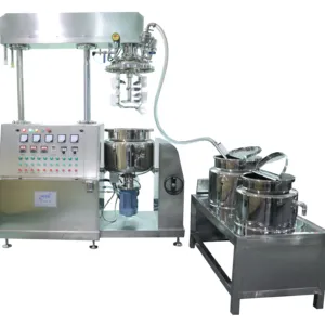 Factory sell cosmetic cream homogenizing emulsifier mixer liquid paste shampoo body butter making machine