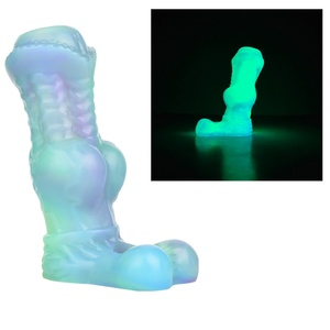 Thick Luminous Silicone Penis Enlargement Sleeve with Scrotum & Vein Details <b>for</b> <b>Men</b> to Delay Ejaculation Cock Sleeve Sex <b>Toys</b> - Product Image 1