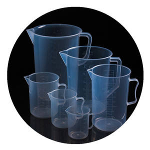 HAIJU LAB Multifunktionale Küche Kochen langlebig Lebensmittelqualität Kunststoff Messbecher mit Griff - Product Image 1