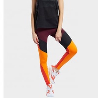 Leggings de yoga unisexe taille mi-haute avec poches, longueur genou, en Spandex/Polyester, extensibles dans quatre directions, respirants et légers pour femme