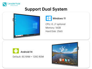 <span class=keywords><strong>Tableau</strong></span> blanc <span class=keywords><strong>interactif</strong></span> intelligent LED 4K UHD 75 pouces 2025, OEM/ODM d'usine, 40 points tactiles, connectivité polyvalente pour les établissements de formation - Product Image 5