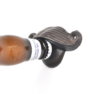 Tường bia sáng tạo mở chai cố định tường mở chai gang râu mở chai - Product Image 1