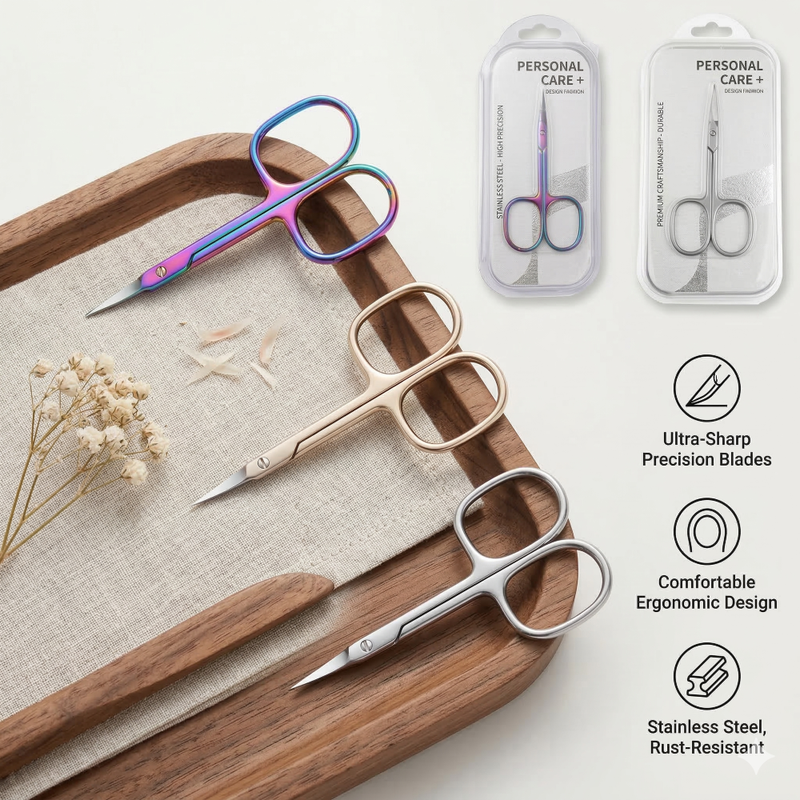 Professional 4 Piece Stainless Steel Makeup