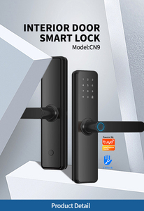 Tuya Wifi ttlock BLE App thông minh khóa vân tay mật khẩu mở khóa phương pháp kỹ thuật số khóa cho cửa gỗ - Product Image 2