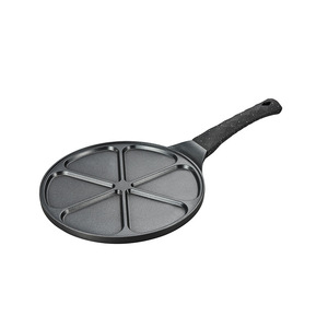 Seven Hole Lotus Leaf Shape Maifan Stone Breakfast Frying Pan Nonstick Round Baking Tray Poached Egg Pan - Product Image 4