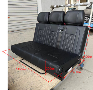Banc pliable multifonctionnel confortable en cuir à double usage pour <span class=keywords><strong>camping</strong></span>-cars et caravanes remorquables - Product Image 3
