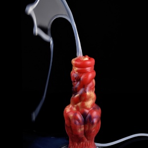 YOCY Big Wolf Dog <b>Dildo</b> Ejaculation Sex Toy for Adult G-Spot Stimulate 6.6CM Thick Knotted Massager Animal Penis With Suction - Product Image 2