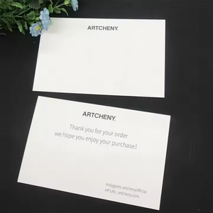 Tarjetas de Felicitación de Lujo de Alta Calidad, Papel Offset Recubierto de 300g, Logotipo Personalizado Impreso, Grabado en Relieve Dorado, Más Vendidas - Product Image 5