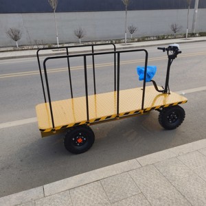 Chariot à plateau électrique à quatre roues facile à utiliser, adapté aux jardins agricoles, aux fruits et légumes, logistique efficace - Product Image 6