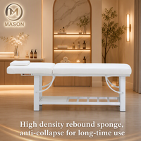 Table de massage corporelle complète personnalisable, contemporaine, portable, confortable, en PU, pour salon de beauté et onglerie