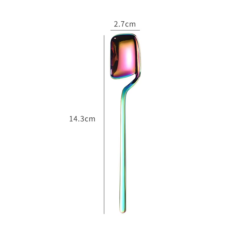 Rainbow tea spoon