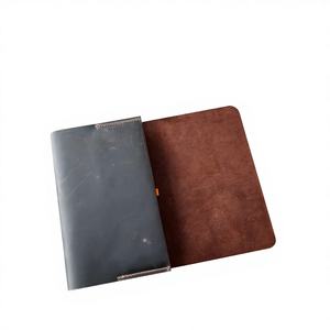 Étui de luxe en cuir véritable pour carnet de notes, rechargeable, organisateur de journal d'écriture, protection durable pour - Product Image 1