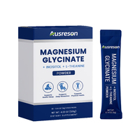 Poudre de glycinate de magnésium SPL OEM, mélange pour boisson, complément pour le sommeil, vitamine L-théanine, GABA, inositol, glycinate de magnésium en poudre
