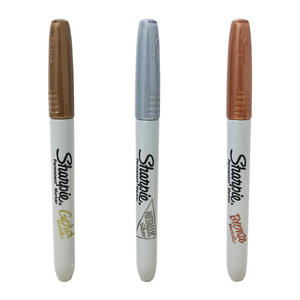 金属ゴールドとシルバー<span class=keywords><strong>Sharpie</strong></span>永久マーカーペン - Product Image 5
