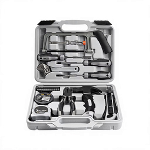 Boîte à outils écologique allemande, ensemble d'outils électriques et de quincaillerie, boîte à outils pour la maison, coffret cadeau, boîte à outils de remise en main - Product Image 2