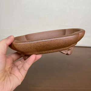 <span class=keywords><strong>Mini</strong></span> vaso per bonsai in argilla viola Zisha, piccolo vaso per fiori fatto a mano in sabbia viola per decorazioni con muschio e micro paesaggi - Product Image 4