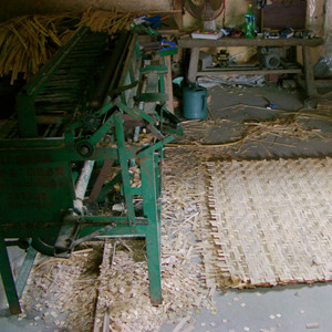 Bamboo Strip Mats Machine Woven For Construction Sites Raw Material Yellow Color ZTX 01 Industrial Use Building Materials - Product Image 4