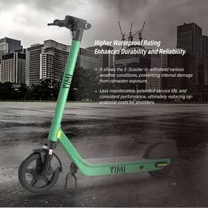 Desain Baru Kontrol Aplikasi Canggih GPS 36V Baterai Kapasitas Besar Dapat Dilepas Tahan Air Skuter Listrik Dewasa Non-Lipat untuk Berbagi - Product Image 3