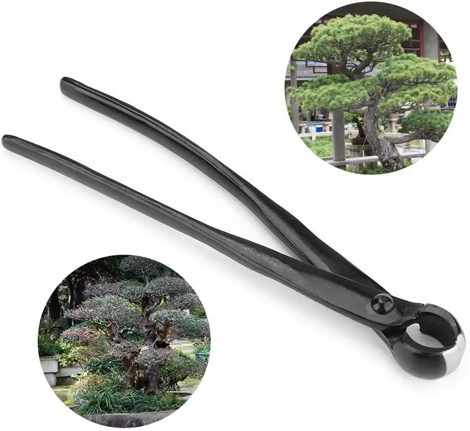 Вогнутый резак для ветвей Bonsai, острые лезвия из марганцевой стали 8,4 дюйма, ручка с закругленными кромками, резак, садовый вогнутый секатор (210 мм